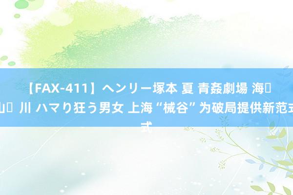 【FAX-411】ヘンリー塚本 夏 青姦劇場 海・山・川 ハマり狂う男女 上海“械谷”为破局提供新范式