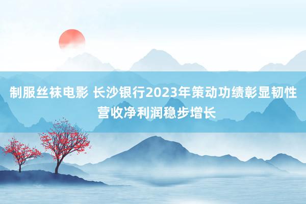 制服丝袜电影 长沙银行2023年策动功绩彰显韧性  营收净利润稳步增长